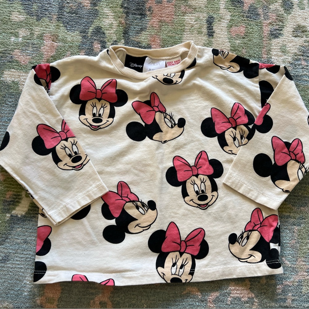 Zara Disney Minnie Mouse Top